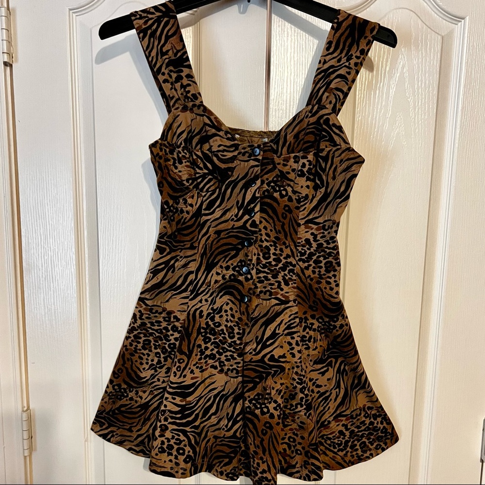 Women’s animal/jungle print Sundress, size small
